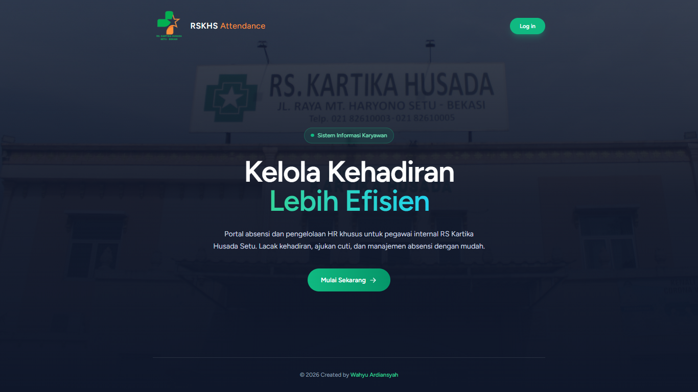 Sistem Absensi RS Kartika Husada Setu - Screenshot 1